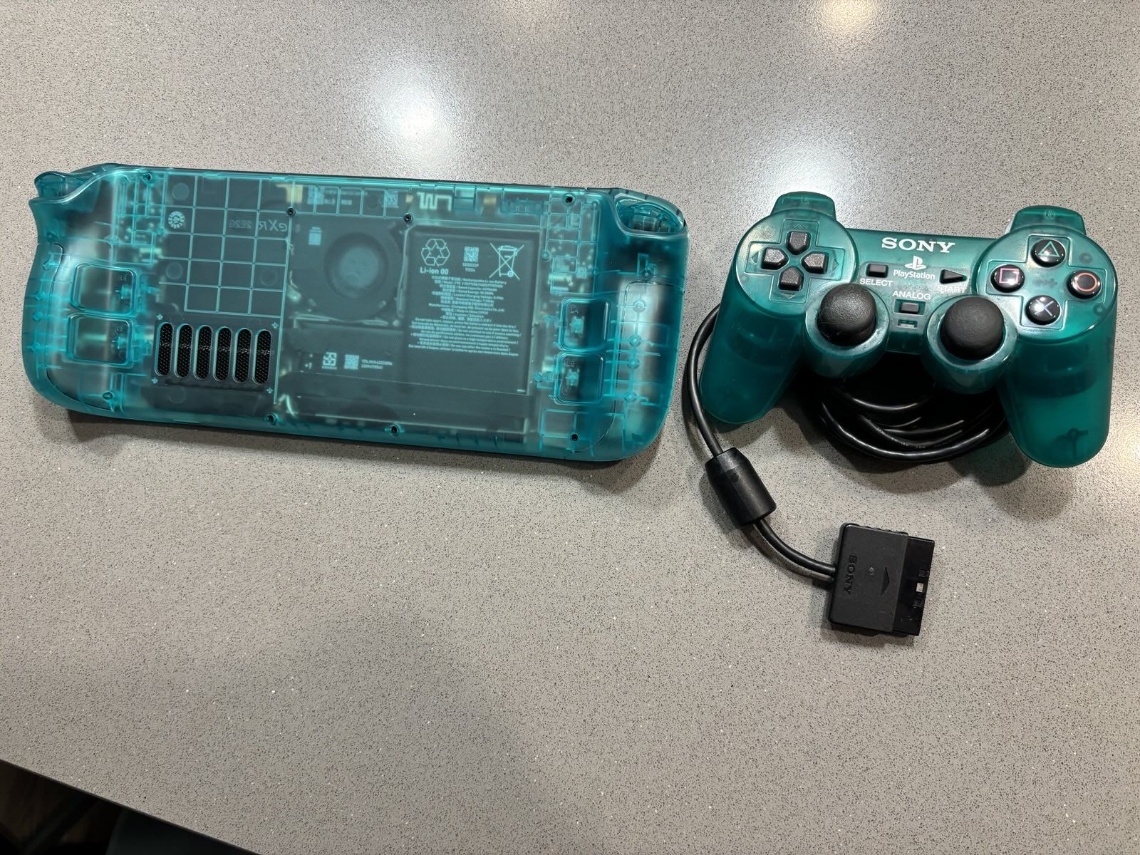 My steam deck with the my old DualShock 2